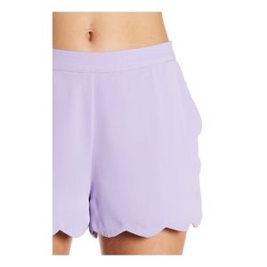 Naked Zebra Scalloped Hem Shorts IN2016